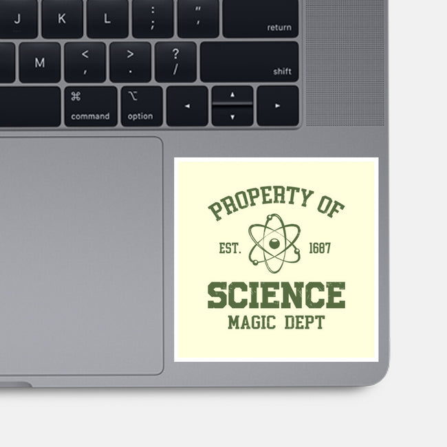 Property Of Science-None-Glossy-Sticker-Melonseta