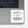 Property Of Science-None-Glossy-Sticker-Melonseta