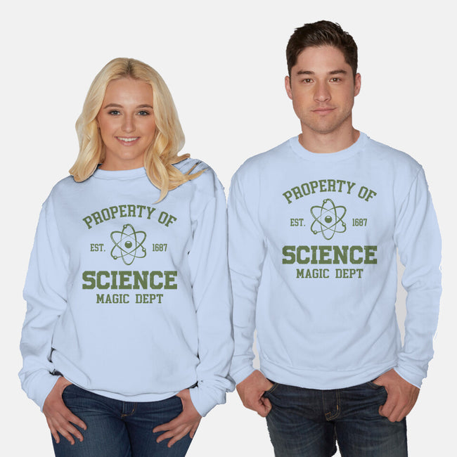 Property Of Science-Unisex-Crew Neck-Sweatshirt-Melonseta