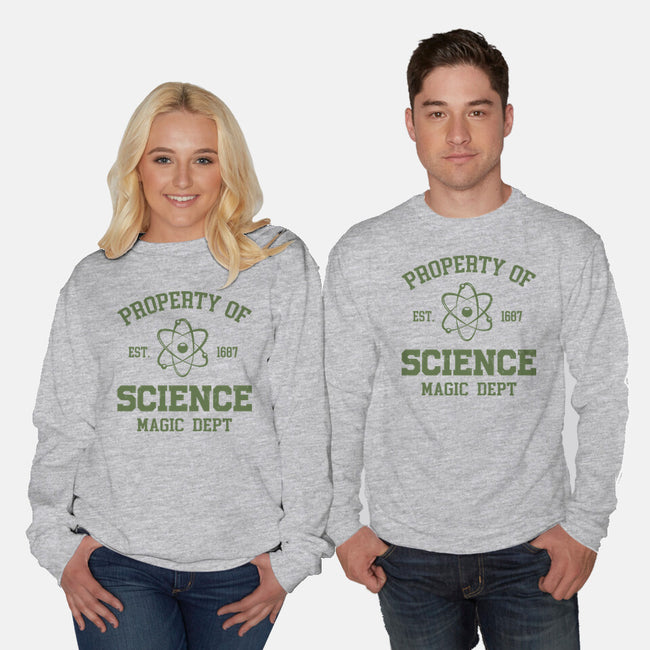 Property Of Science-Unisex-Crew Neck-Sweatshirt-Melonseta