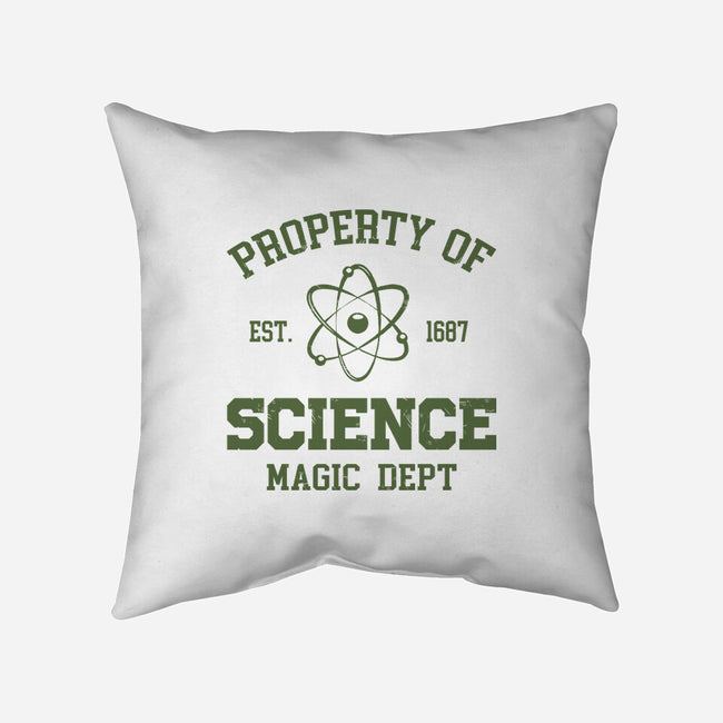 Property Of Science-None-Removable Cover-Throw Pillow-Melonseta
