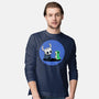 My Worm Friend-Mens-Long Sleeved-Tee-nickzzarto