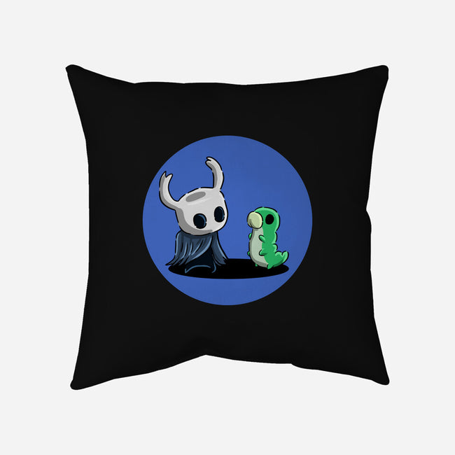 My Worm Friend-None-Removable Cover w Insert-Throw Pillow-nickzzarto