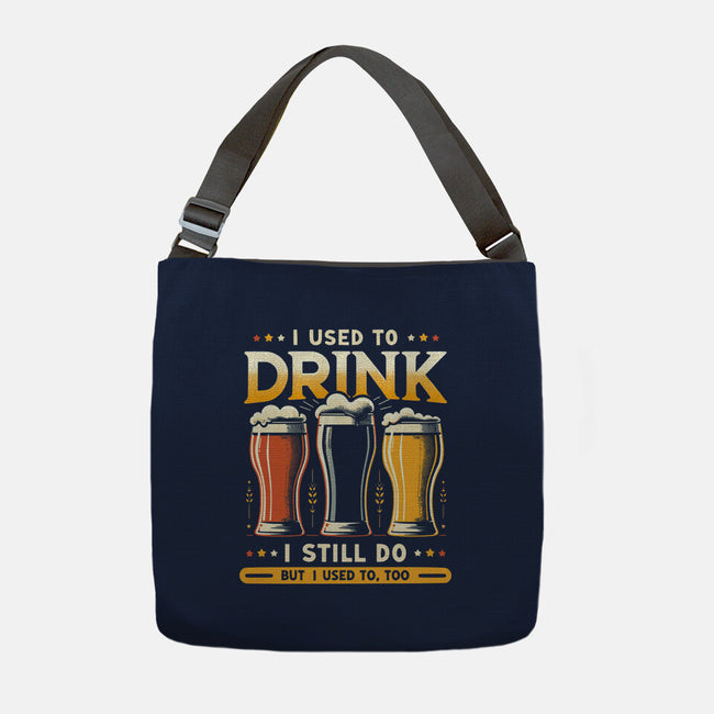 I Used To Drink-None-Adjustable Tote-Bag-BridgeWalker