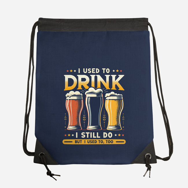 I Used To Drink-None-Drawstring-Bag-BridgeWalker