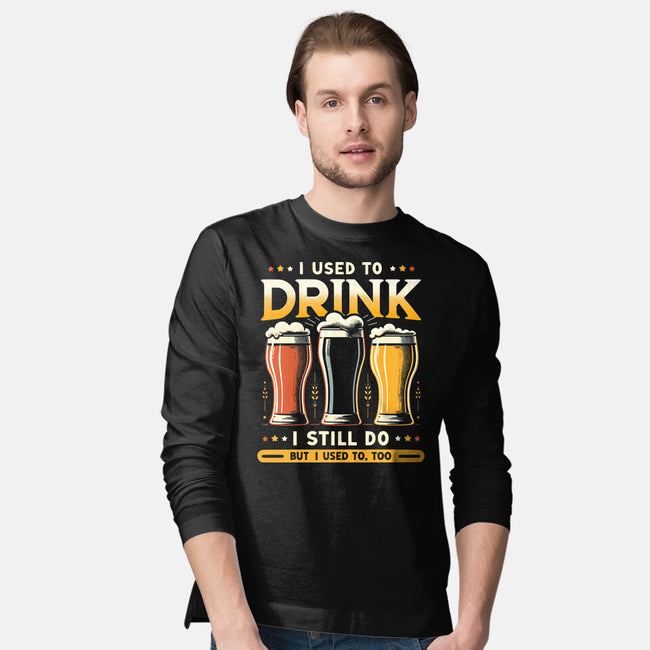 I Used To Drink-Mens-Long Sleeved-Tee-BridgeWalker