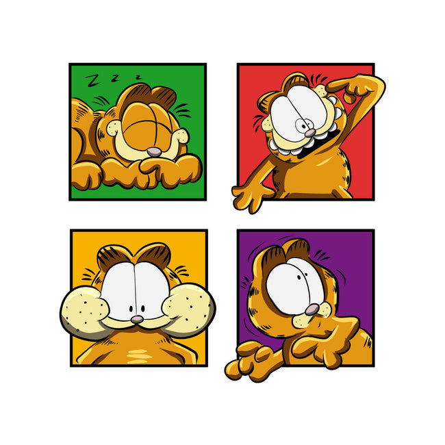 Orange Cat Emotions-None-Glossy-Sticker-nickzzarto