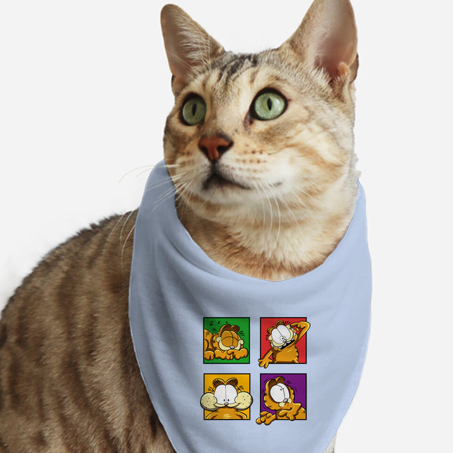 Orange Cat Emotions-Cat-Bandana-Pet Collar-nickzzarto