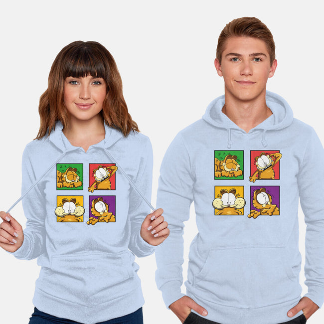 Orange Cat Emotions-Unisex-Pullover-Sweatshirt-nickzzarto