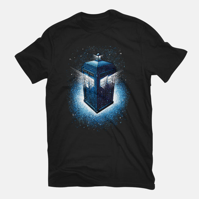 Tardis Splash-Womens-Fitted-Tee-Tronyx79