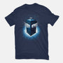 Tardis Splash-Womens-Fitted-Tee-Tronyx79