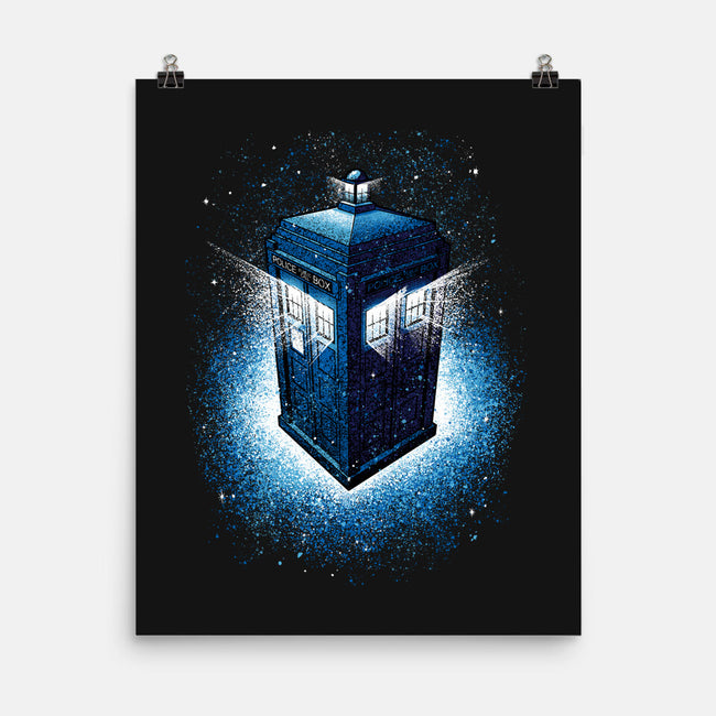 Tardis Splash-None-Matte-Poster-Tronyx79