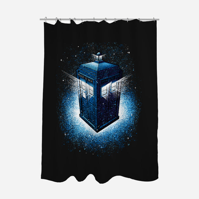 Tardis Splash-None-Polyester-Shower Curtain-Tronyx79