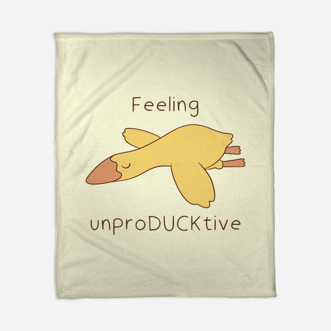 Unproducktive-None-Fleece-Blanket-Claudia