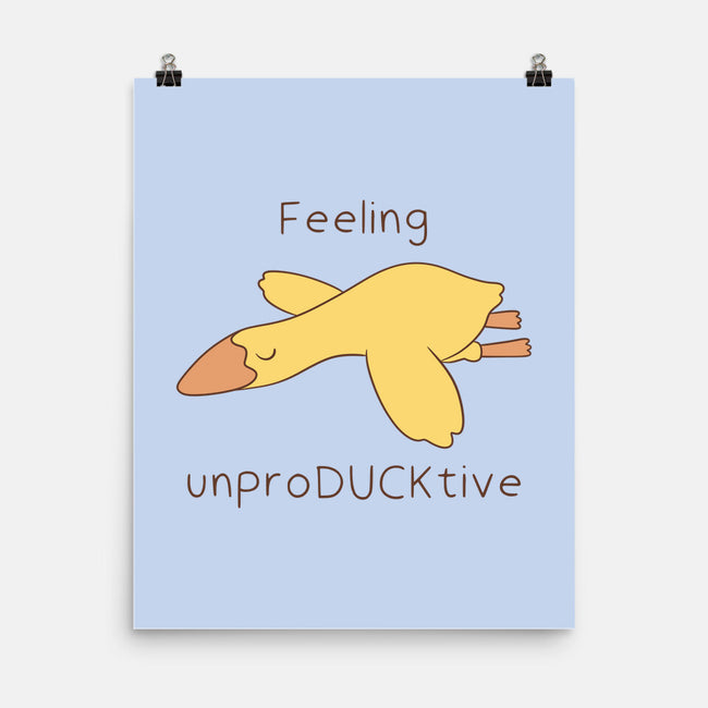 Unproducktive-None-Matte-Poster-Claudia