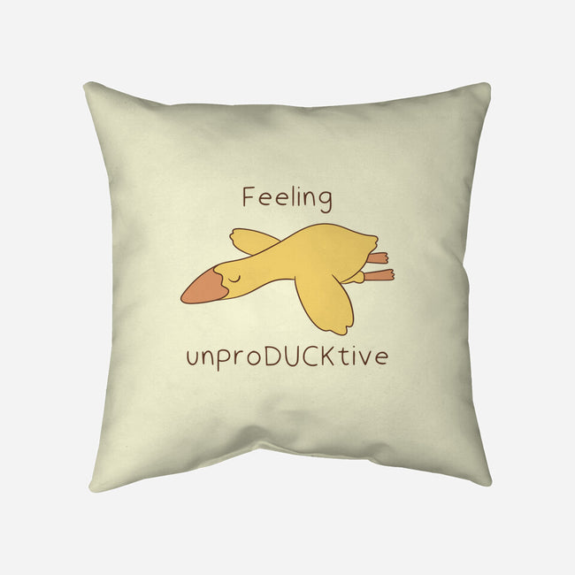 Unproducktive-None-Non-Removable Cover w Insert-Throw Pillow-Claudia