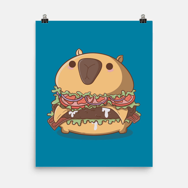 Capyburger-None-Matte-Poster-Claudia