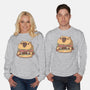 Capyburger-Unisex-Crew Neck-Sweatshirt-Claudia