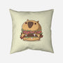 Capyburger-None-Removable Cover w Insert-Throw Pillow-Claudia