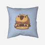 Capyburger-None-Removable Cover-Throw Pillow-Claudia