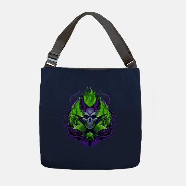 The Witch Skull-None-Adjustable Tote-Bag-daobiwan