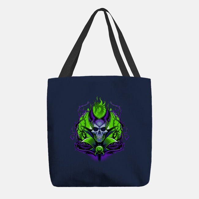 The Witch Skull-None-Basic Tote-Bag-daobiwan
