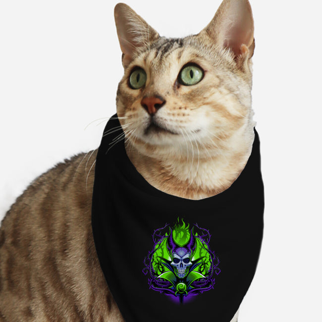 The Witch Skull-Cat-Bandana-Pet Collar-daobiwan