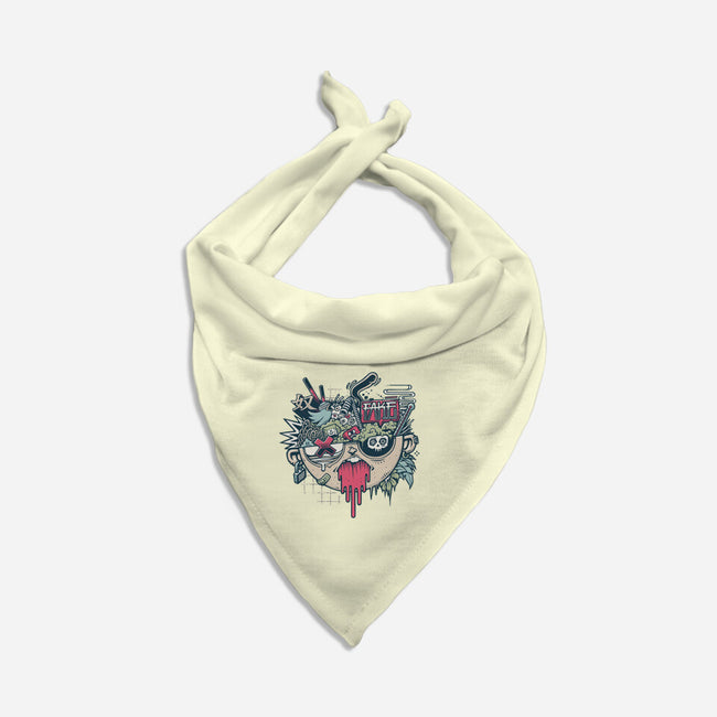 Social Media Anxiety-Cat-Bandana-Pet Collar-StudioM6