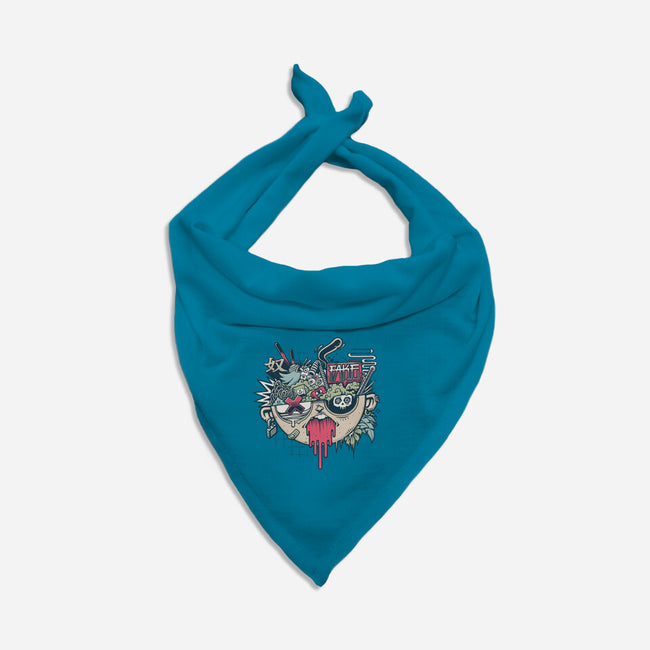 Social Media Anxiety-Dog-Bandana-Pet Collar-StudioM6