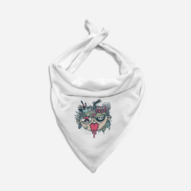 Social Media Anxiety-Dog-Bandana-Pet Collar-StudioM6