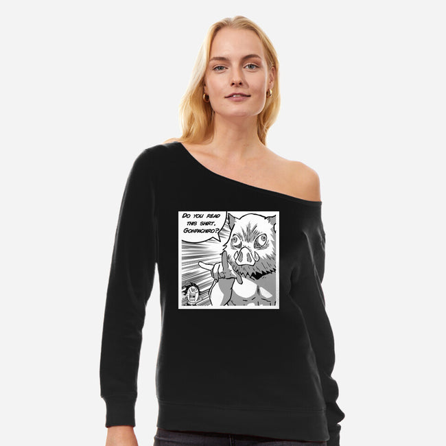 Gonpachiro-Womens-Off Shoulder-Sweatshirt-Jelly89