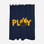 Flaming JoyStick-None-Polyester-Shower Curtain-Getsousa!