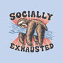 Socially Exhausted-Baby-Basic-Onesie-momma_gorilla