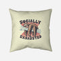 Socially Exhausted-None-Non-Removable Cover w Insert-Throw Pillow-momma_gorilla