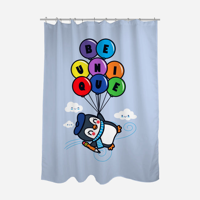 Unique Penguin-None-Polyester-Shower Curtain-Boggs Nicolas