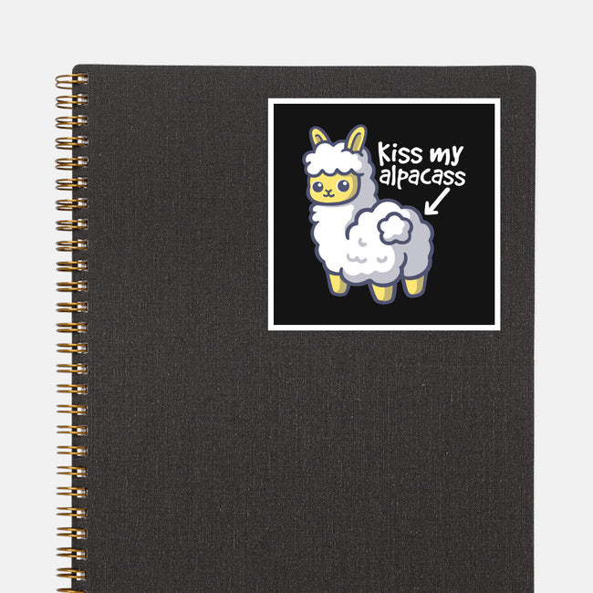 Kiss My Alpacass-None-Glossy-Sticker-NemiMakeit