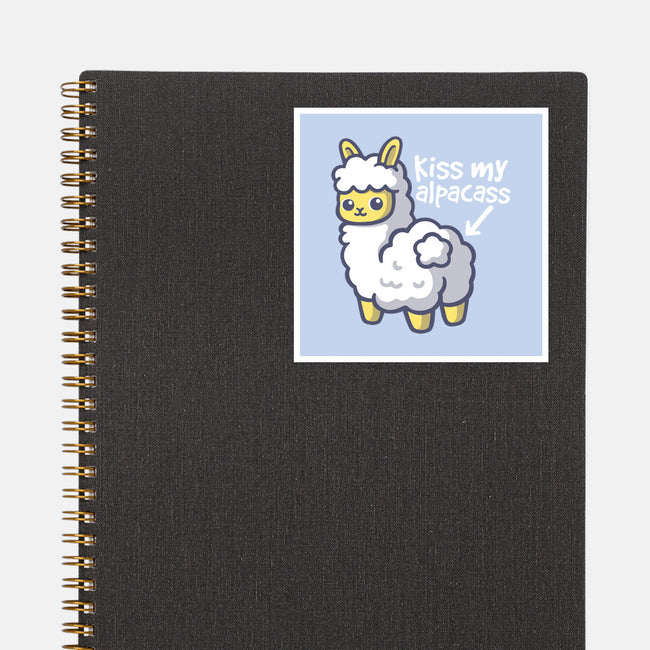 Kiss My Alpacass-None-Glossy-Sticker-NemiMakeit