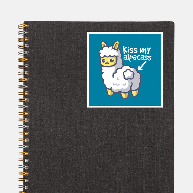 Kiss My Alpacass-None-Glossy-Sticker-NemiMakeit