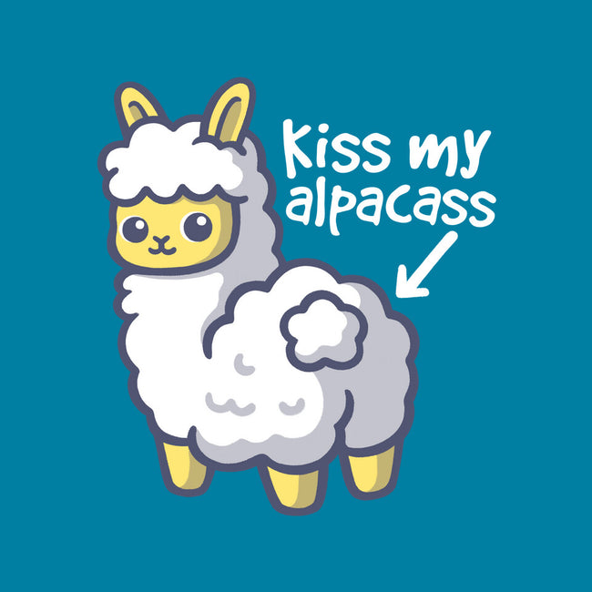 Kiss My Alpacass-None-Polyester-Shower Curtain-NemiMakeit