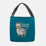 Kiss My Alpacass-None-Adjustable Tote-Bag-NemiMakeit