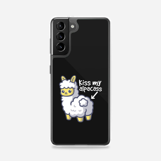 Kiss My Alpacass-Samsung-Snap-Phone Case-NemiMakeit