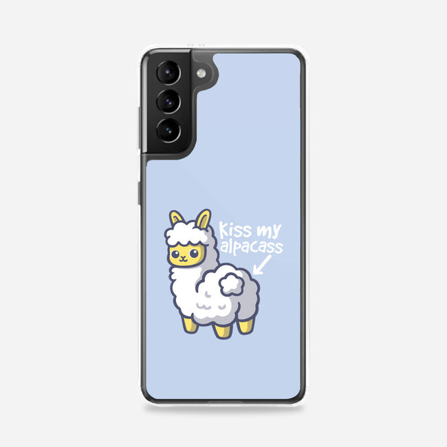 Kiss My Alpacass-Samsung-Snap-Phone Case-NemiMakeit