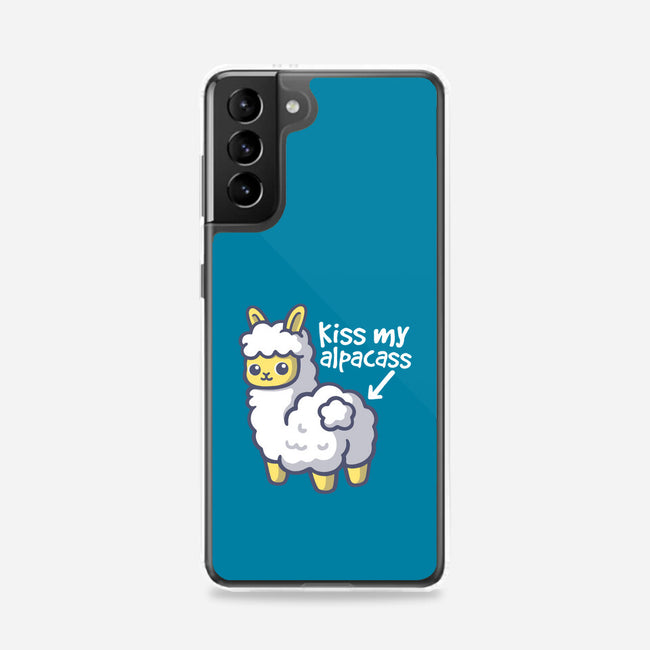 Kiss My Alpacass-Samsung-Snap-Phone Case-NemiMakeit