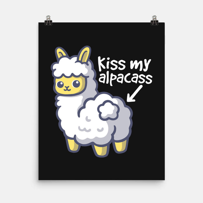 Kiss My Alpacass-None-Matte-Poster-NemiMakeit