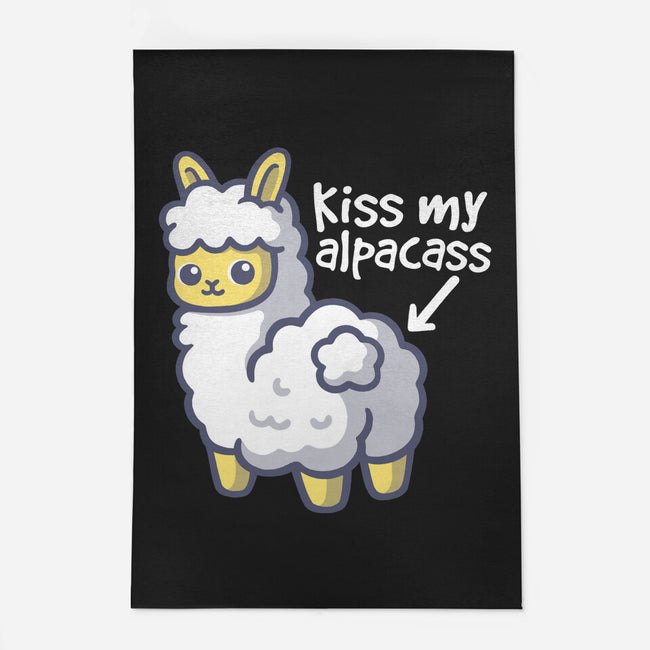 Kiss My Alpacass-None-Outdoor-Rug-NemiMakeit