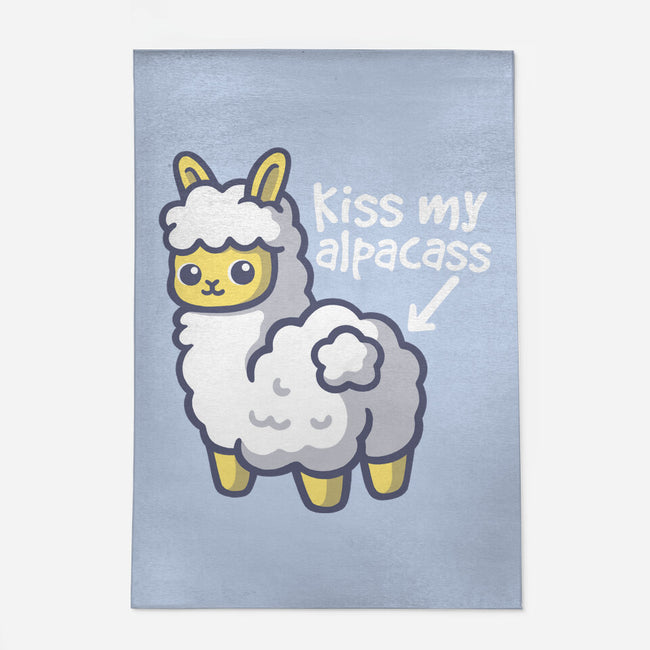 Kiss My Alpacass-None-Outdoor-Rug-NemiMakeit