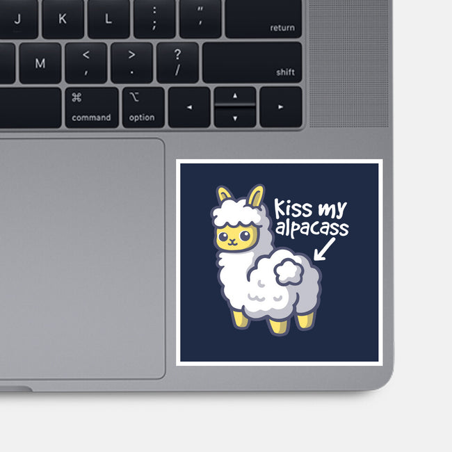 Kiss My Alpacass-None-Glossy-Sticker-NemiMakeit