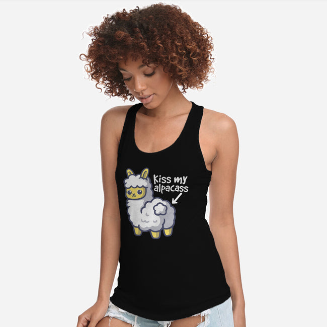 Kiss My Alpacass-Womens-Racerback-Tank-NemiMakeit