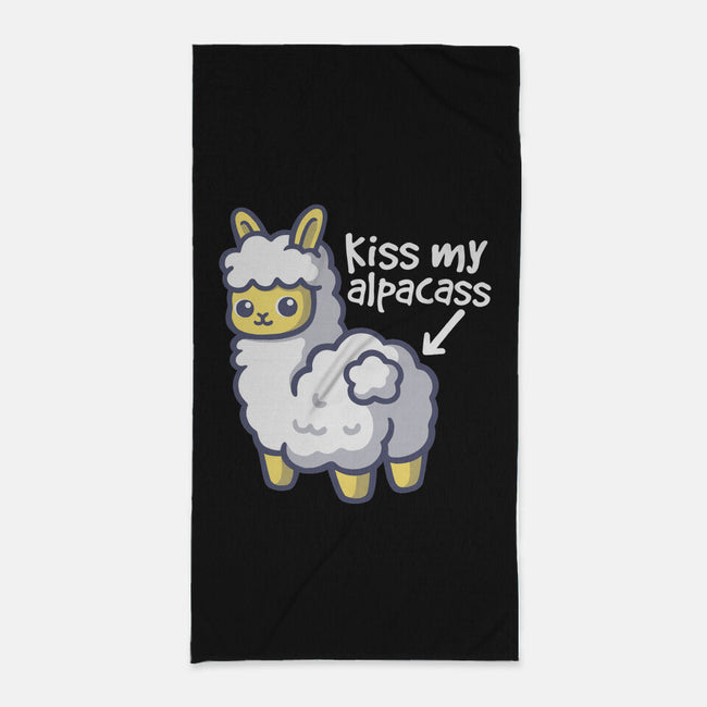 Kiss My Alpacass-None-Beach-Towel-NemiMakeit