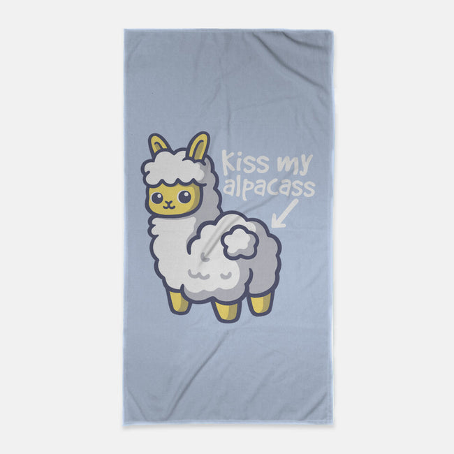 Kiss My Alpacass-None-Beach-Towel-NemiMakeit